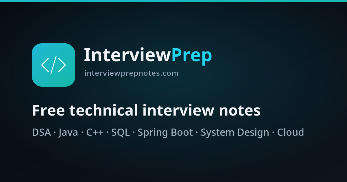 Interviewprepnotes social preview